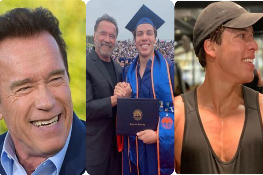 Why did Arnold Schwarzenegger stop supporting his son financially?