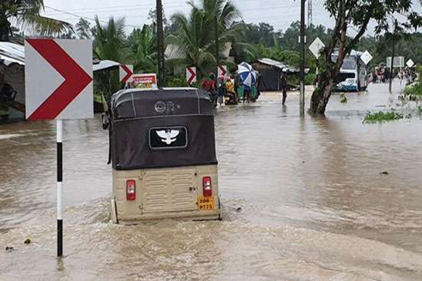 Some hotels in Matara District underwater