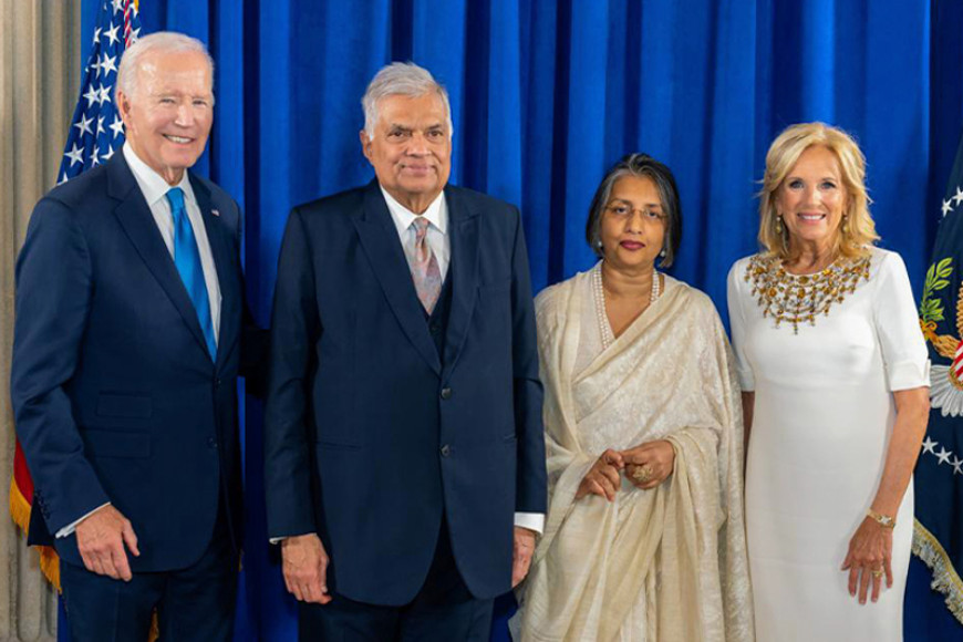 US President meets Sri Lankan president Ranil in New York