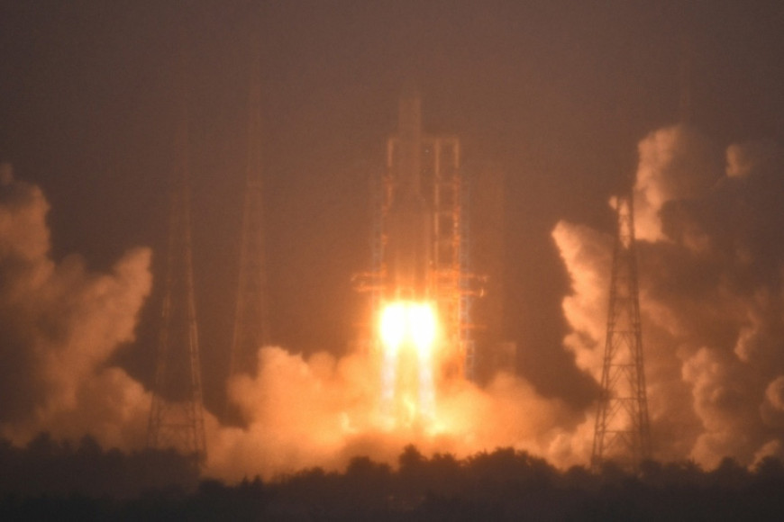 China rocket blasts off for far side of Moon