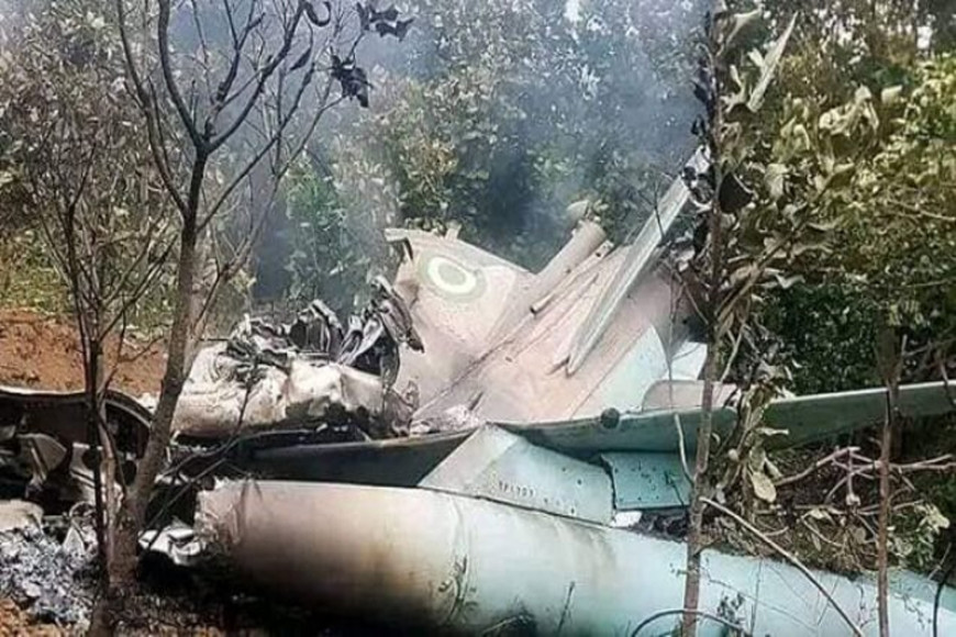 Crashed Air Force plane had 14 bodies, 7 wounded soldiers on board