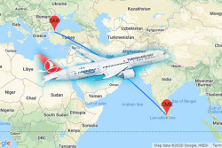   Sri Lanka plans to start Colombo-Istanbul direct flights